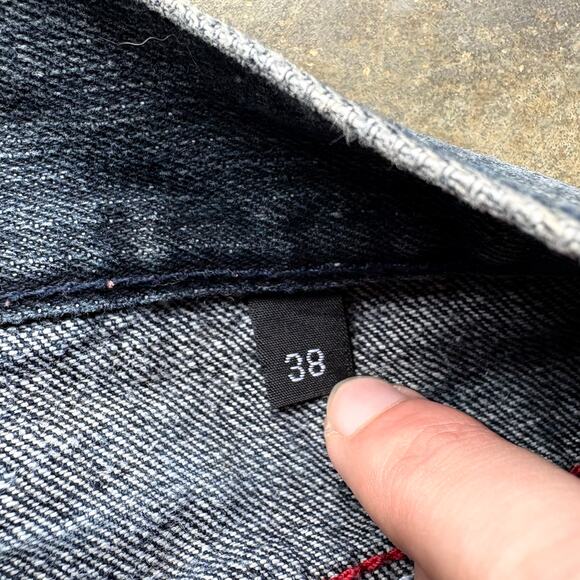 Crazy Vintage baggy y2k Black Jorts‎ - Picture 6 of 6